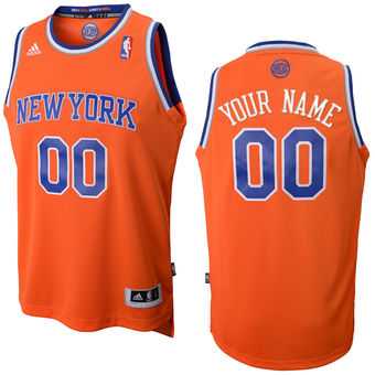 Men & Youth Customized New York Knicks adidas Replica Alternate Jersey